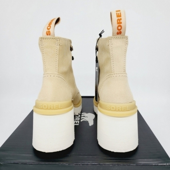 New Sorel Hi-Line Waterproof Heel Lace-Up Boot Women's Size 10 - Picture 5 of 9